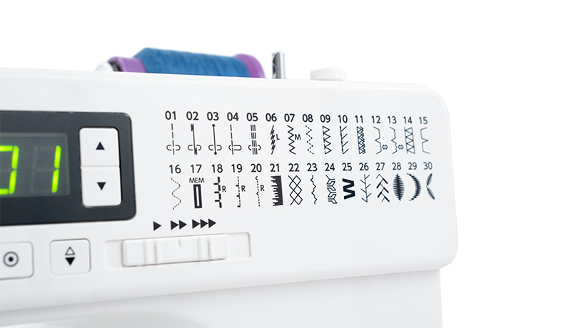 Janome DC2030 Reference stitch chart